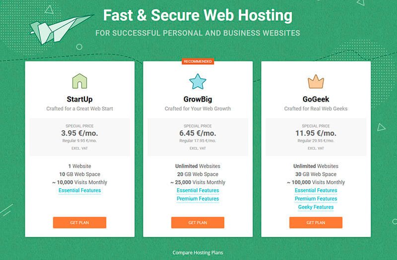 create siteground account step 2