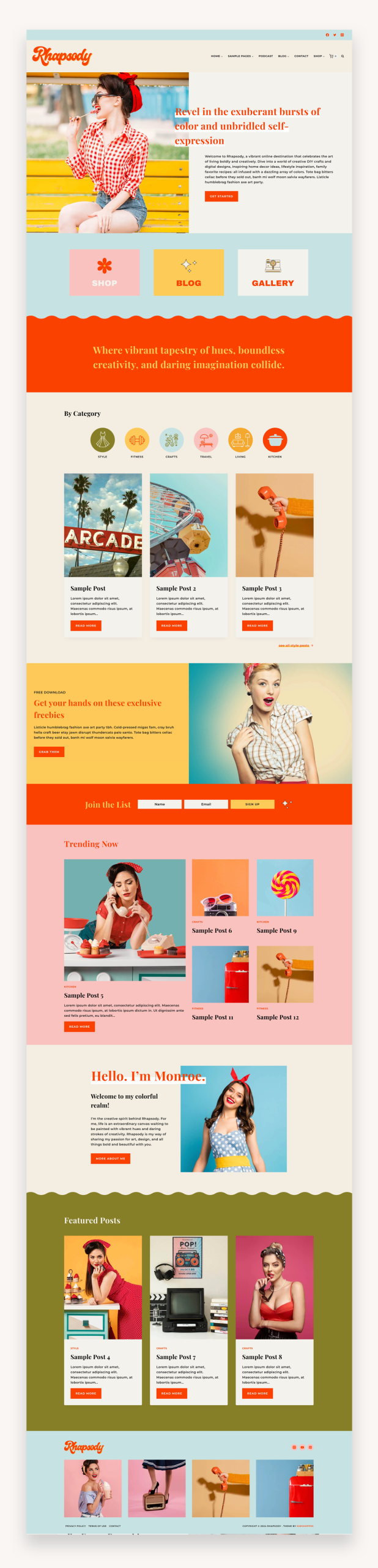 Rhapsody Kadence WordPress Theme