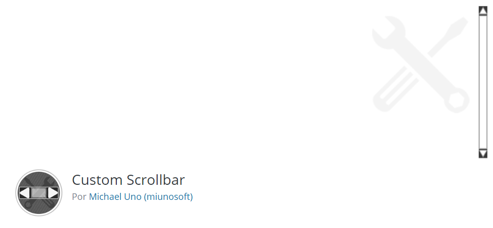 Custom ScrollBar Plugin