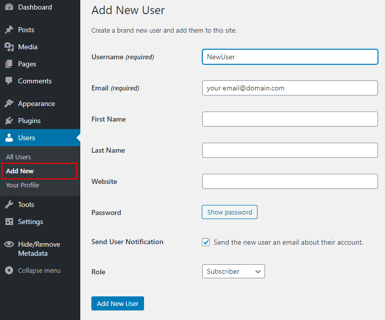How to Remove the Author Name in WordPress Posts Generic Name Step 1