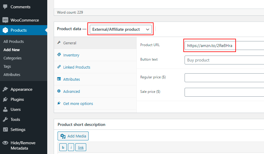 Create Amazon Product 3