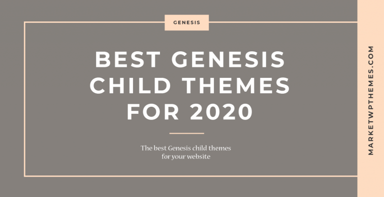 Best Genesis Child Themes For 2020 Post