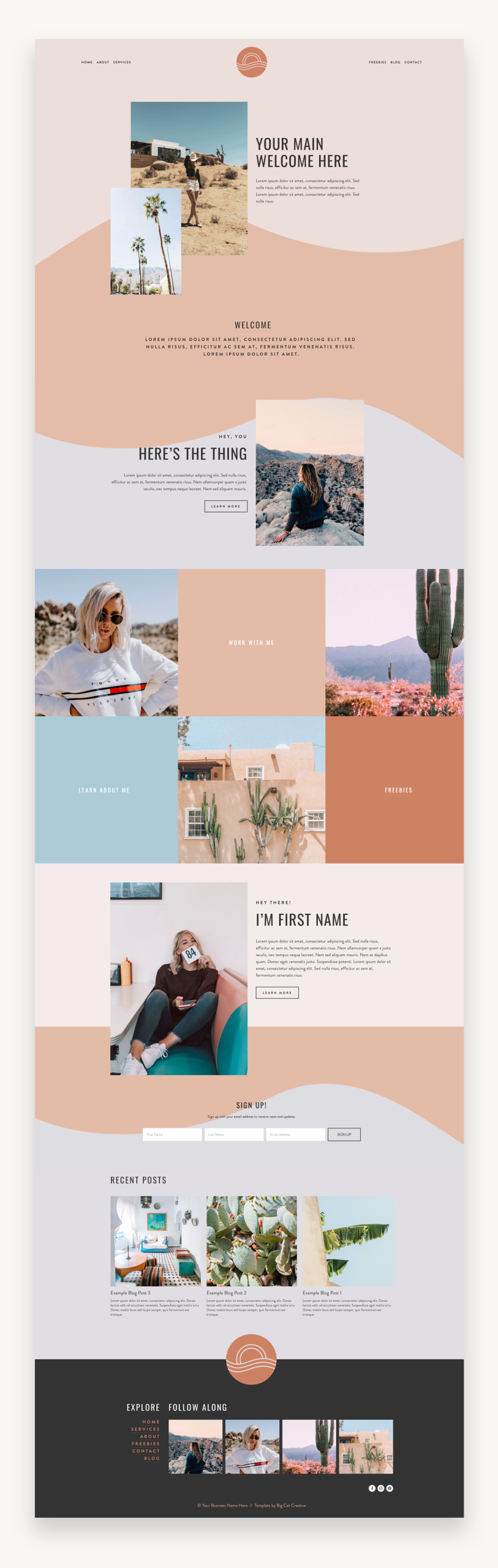 Ventura Squarespace Template