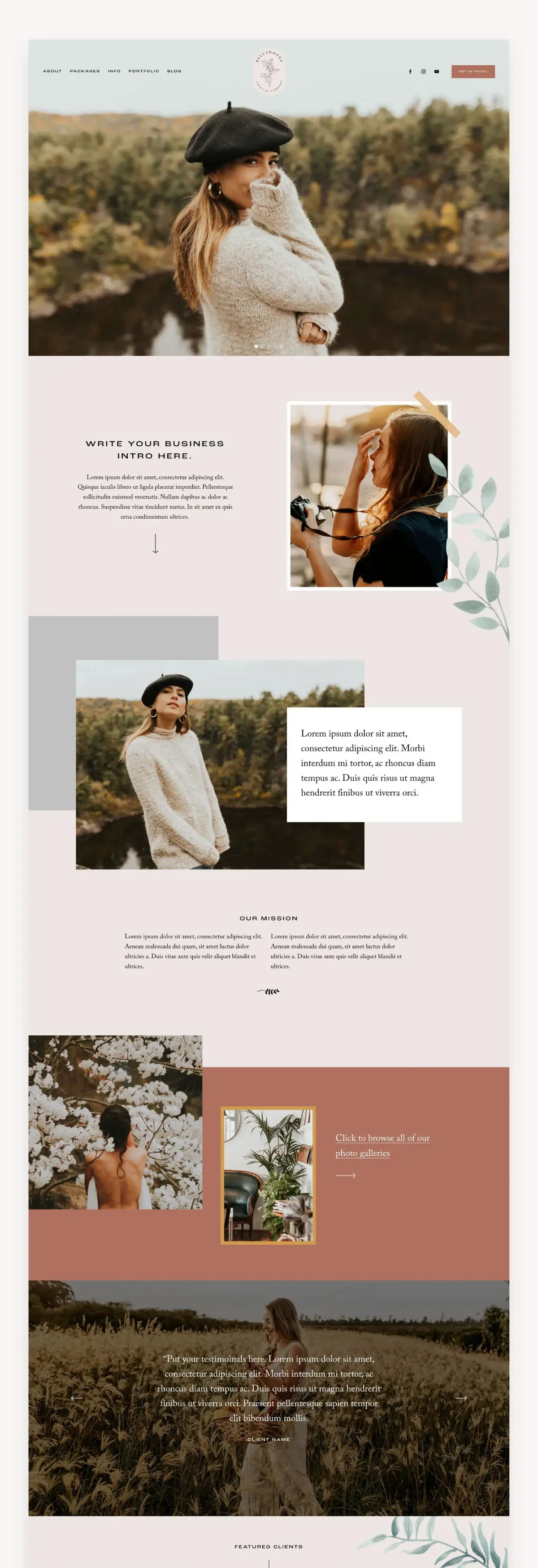 Belladonna Squarespace Template