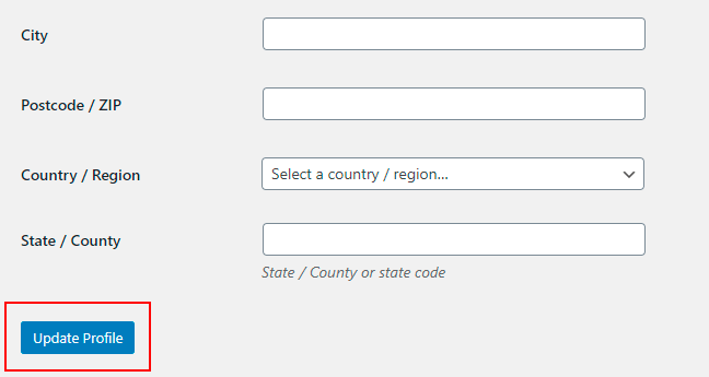 Change The WordPress Admin Email Address Users Update Profile