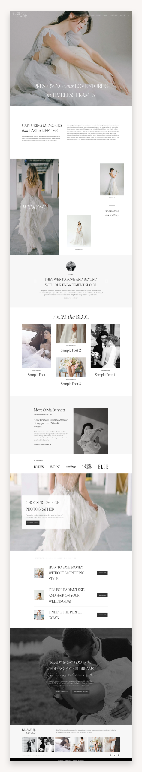 Blissful Photography Kadence WordPress Theme copy