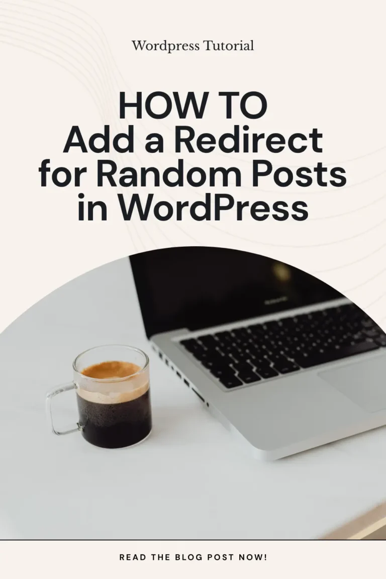 How to add a redirect for random posts in WordPress