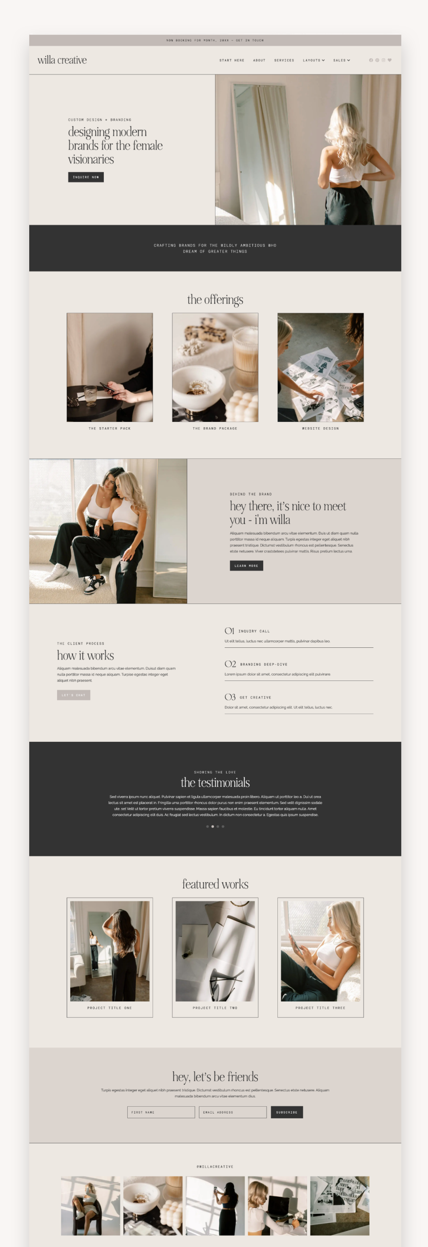 Willa Creative Elementor WordPress Theme
