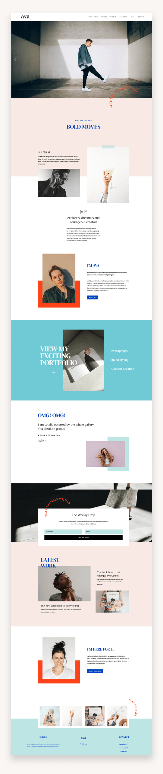Ava Divi Child Theme