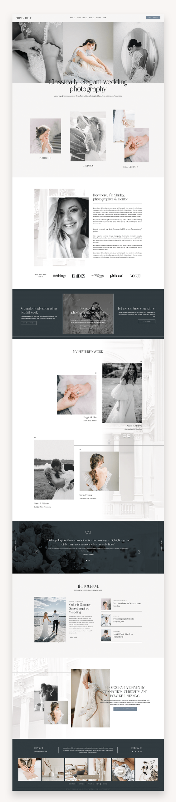 Shirley Photography Divi Child Theme - Etsy
