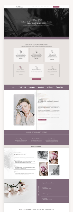 Marie Theraphy Divi Child Theme