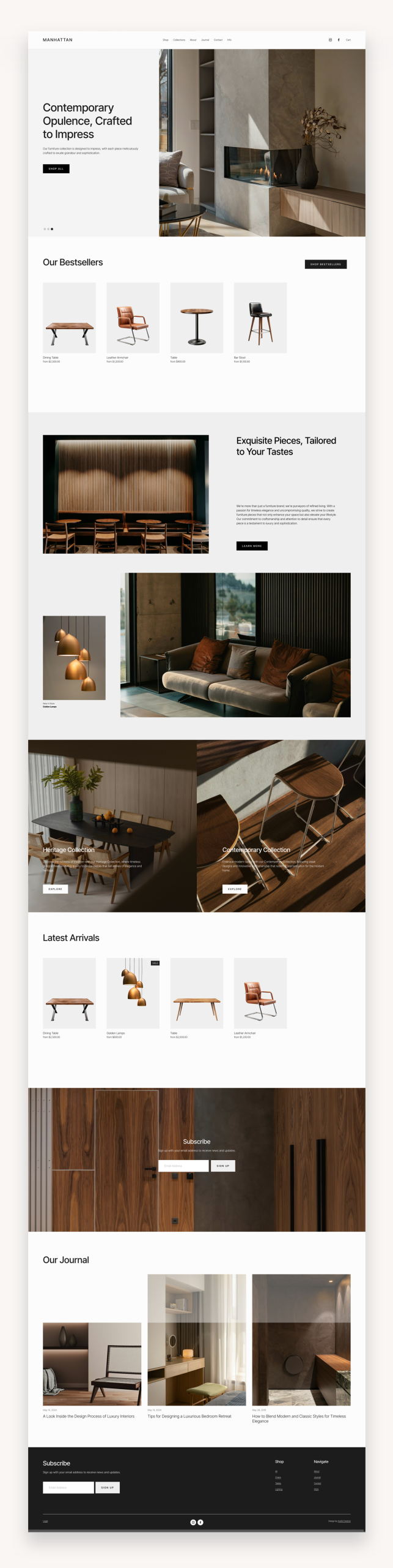 Manhattan Squarespace Template copy