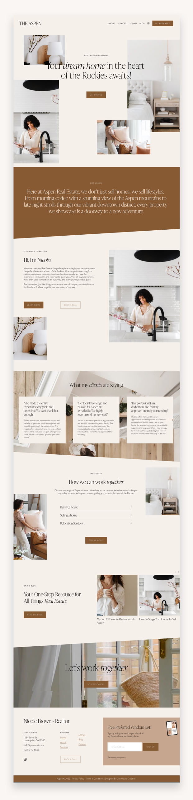 The Aspen Squarespace Template