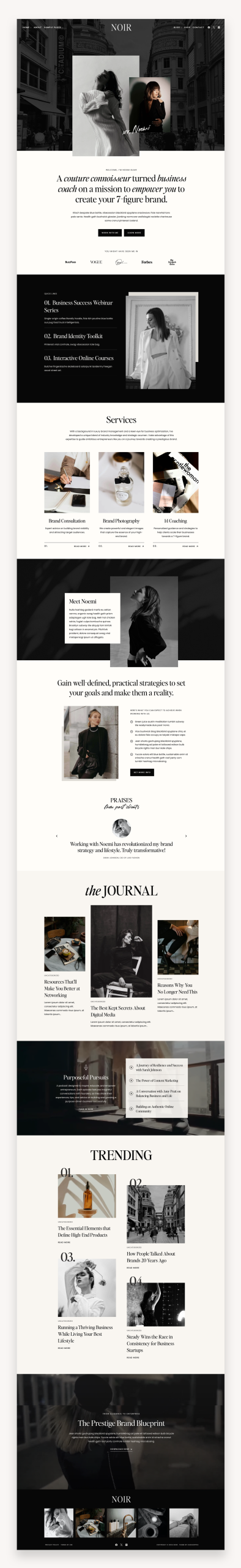 Noir Kadence WordPress Theme