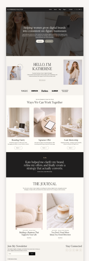 Katherine WordPress Kadence Theme