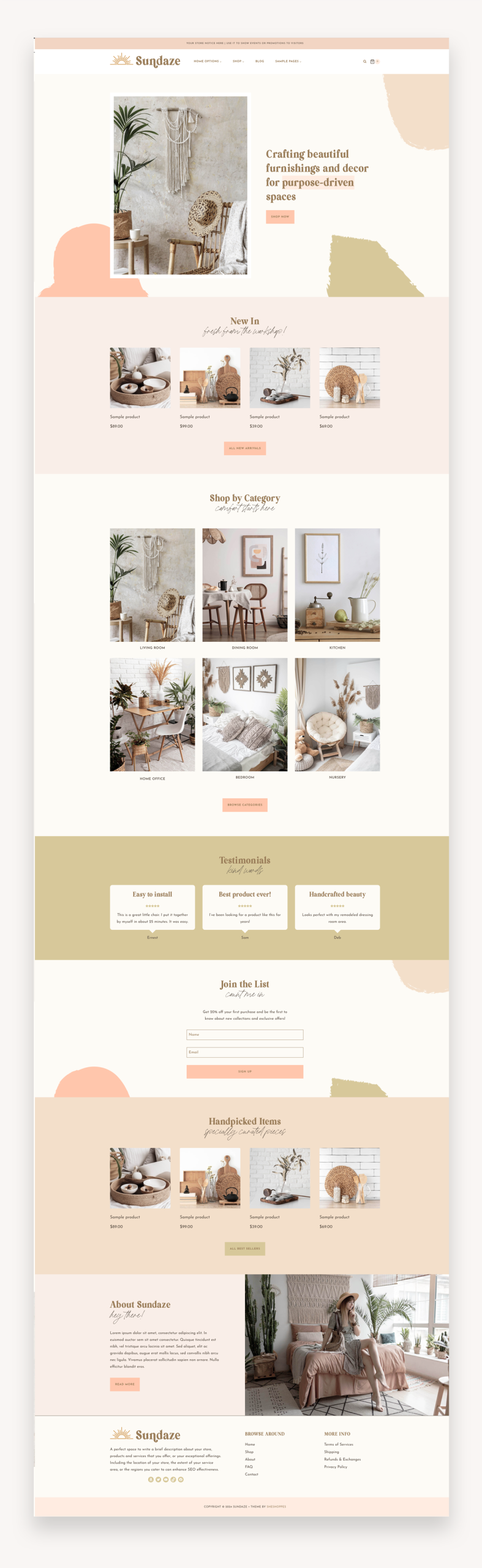 Sundaze Kadence WordPress Theme