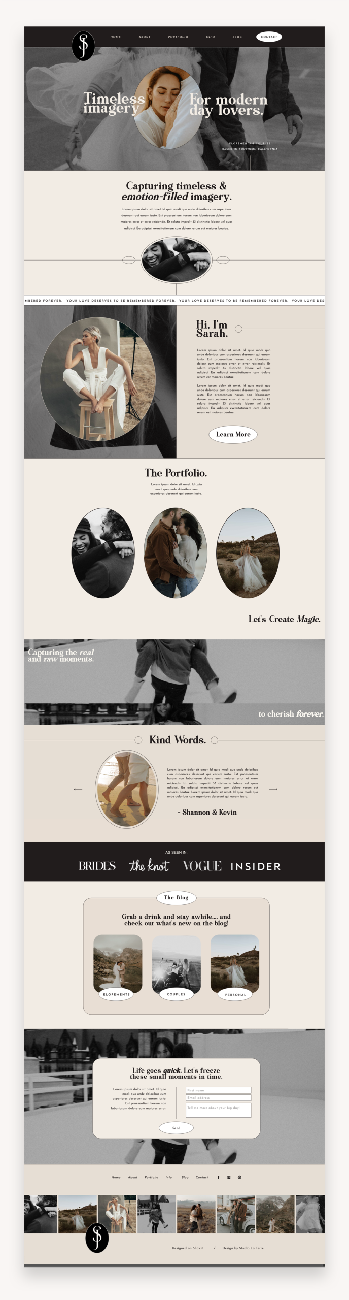 Timeless Squarespace Template