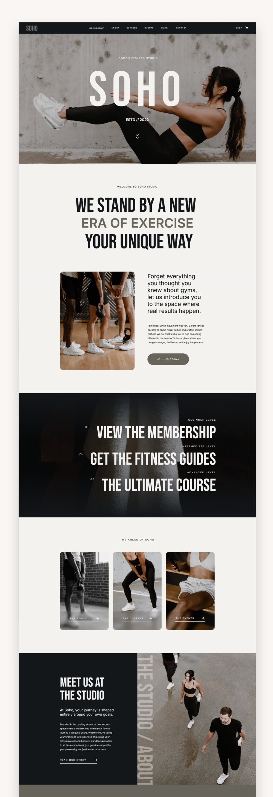 Soho Health Showit Template