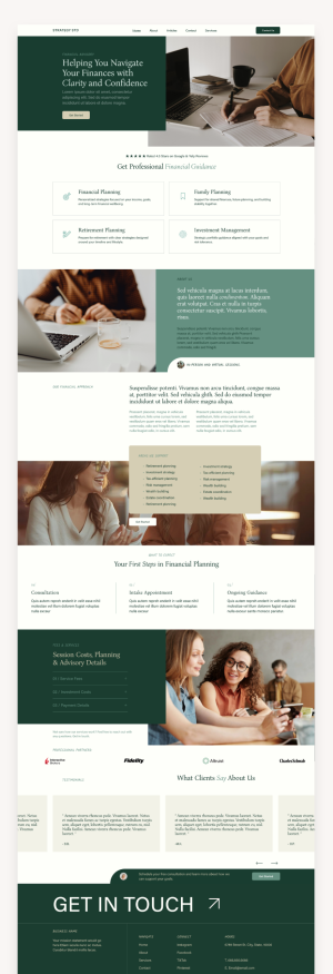 Strategy Business Squarespace Template