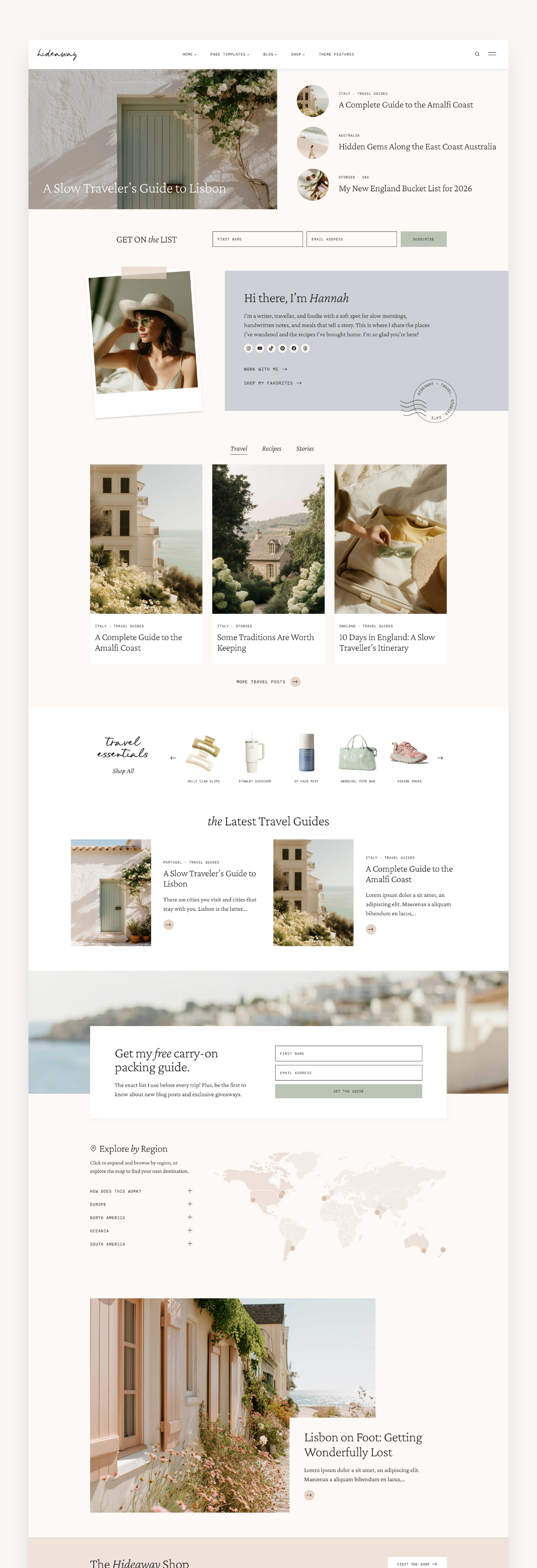 Hideaway WordPress Kadence Theme