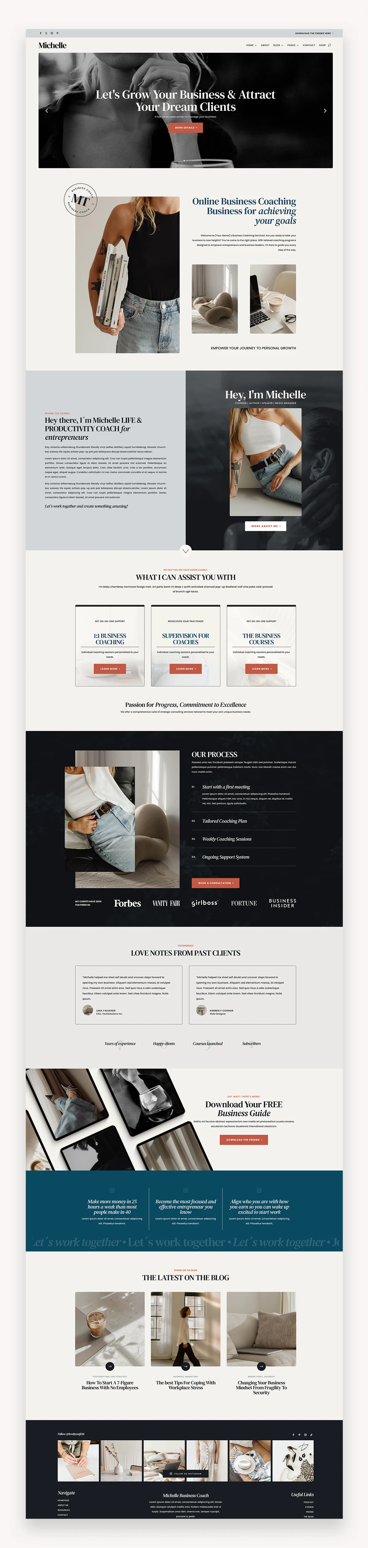 Michelle Business Divi Child Theme