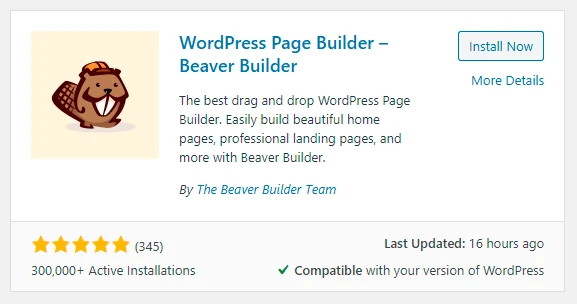 Beaver Builder plugin WordPress