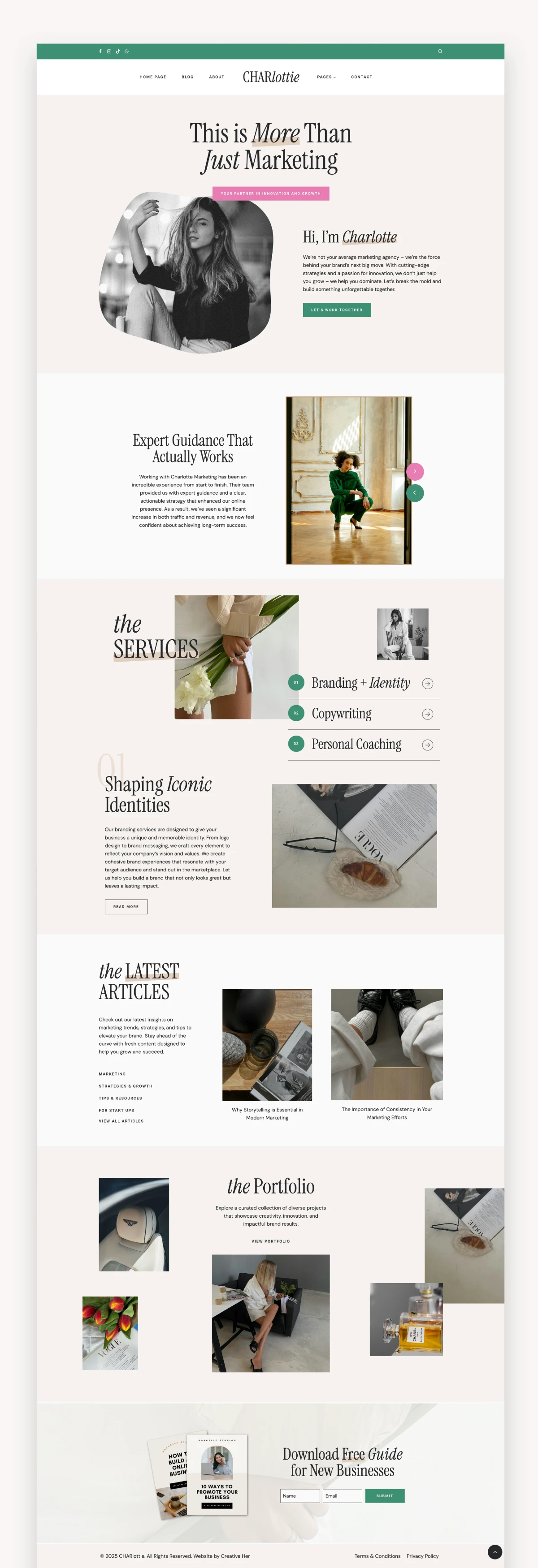 Charlotte Business Kadence Theme