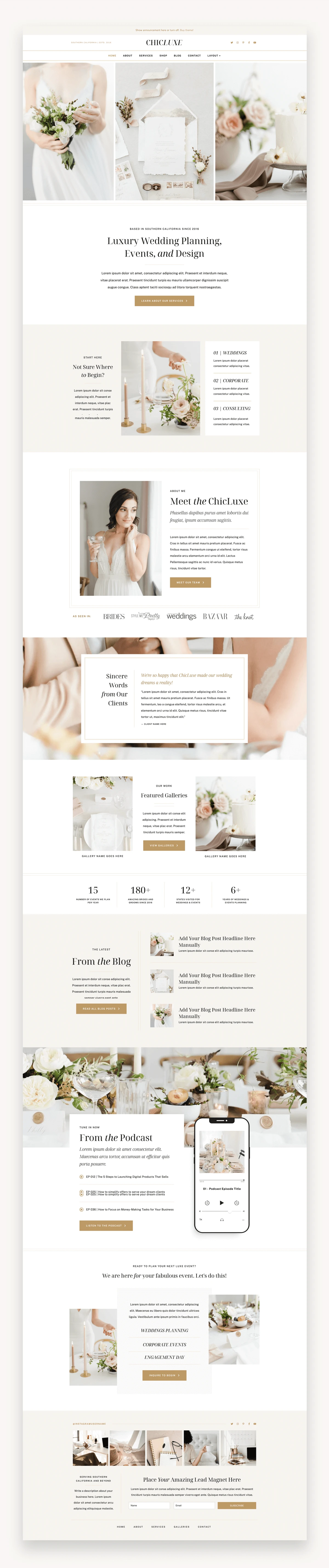 ChicLuxe WordPress Theme