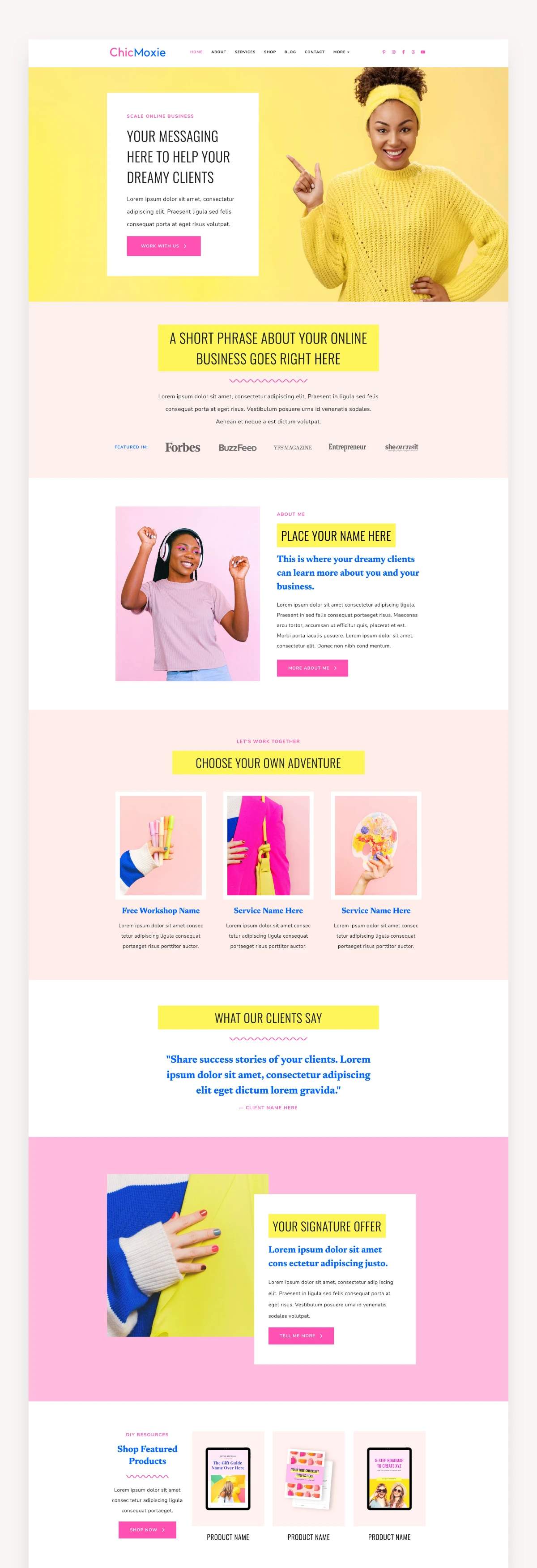 ChicMoxie WordPress Theme