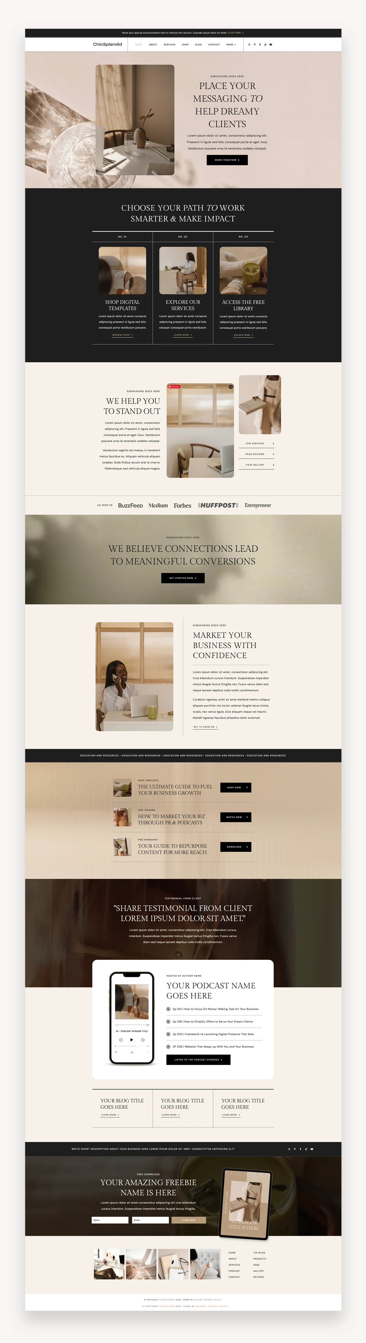 ChicSplendid Elementor WordPress Theme