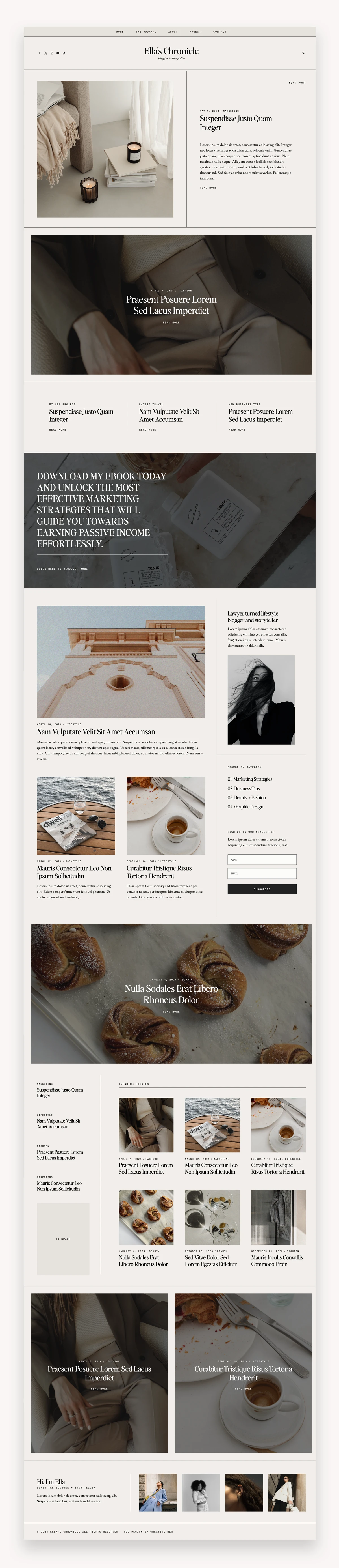 Ella Chronicle WordPress Kadence Theme