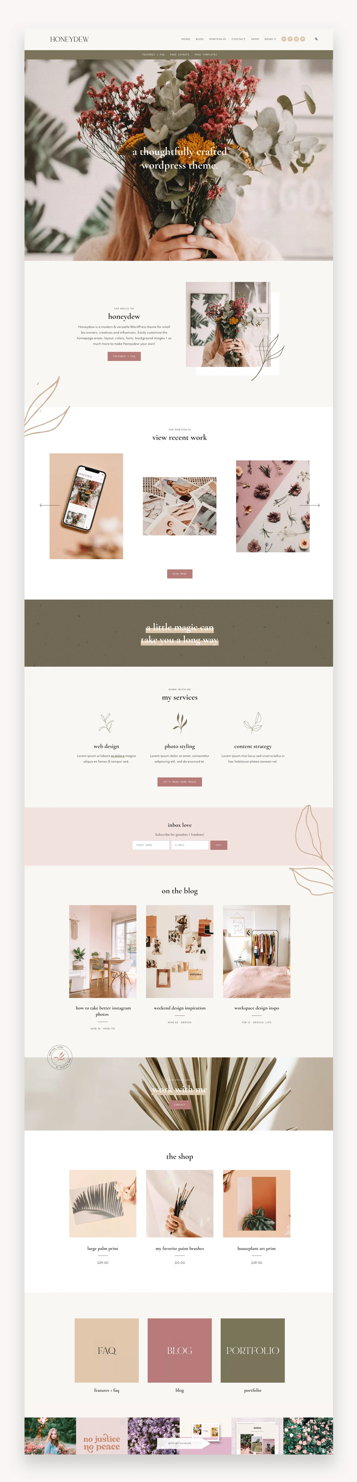 Honeydew - Business + Portfolio Theme