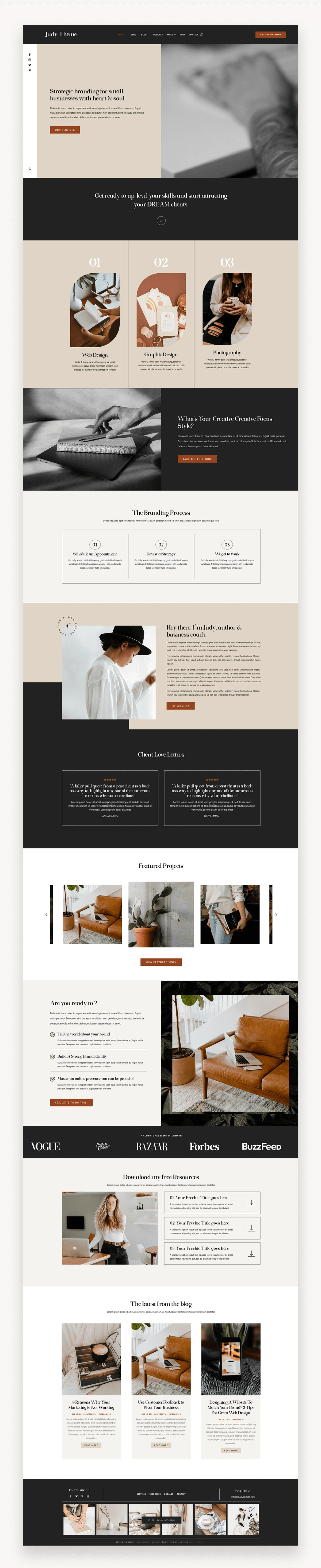 Judy Coaching Divi Child Theme