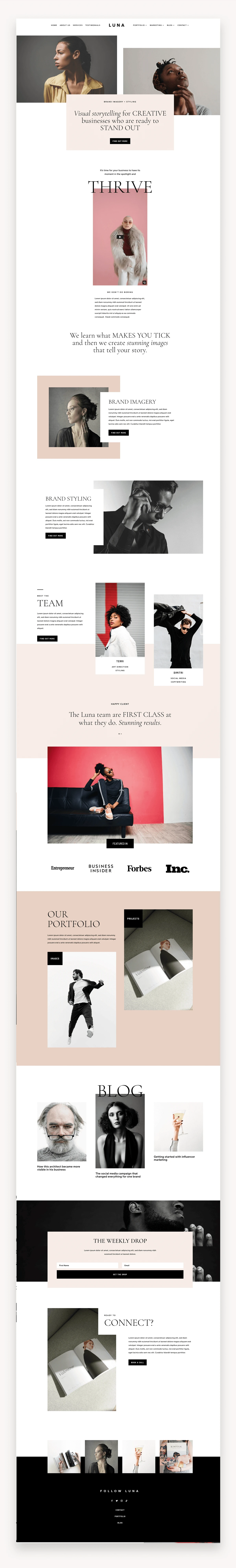 Luna Divi Child Theme