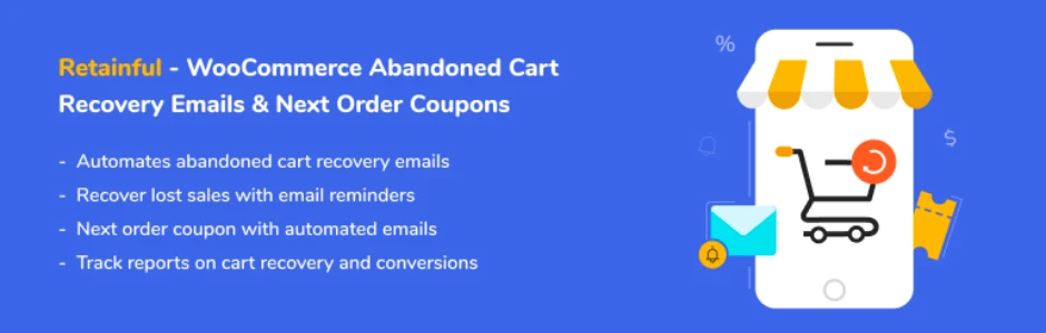 Retainful WooCommerce Abandoned Cart Recovery plugin