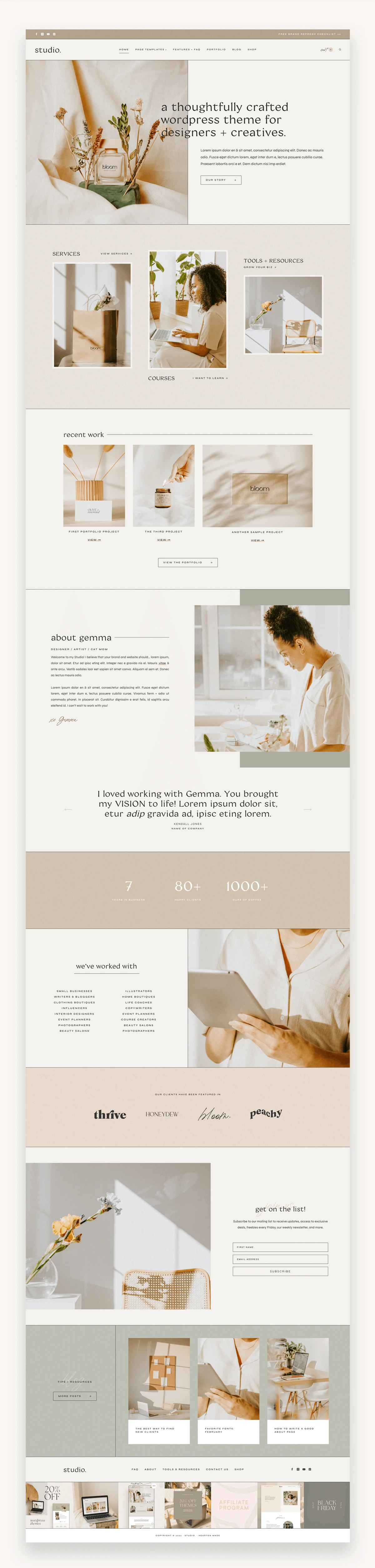 Studio WordPress Kadence Child Theme