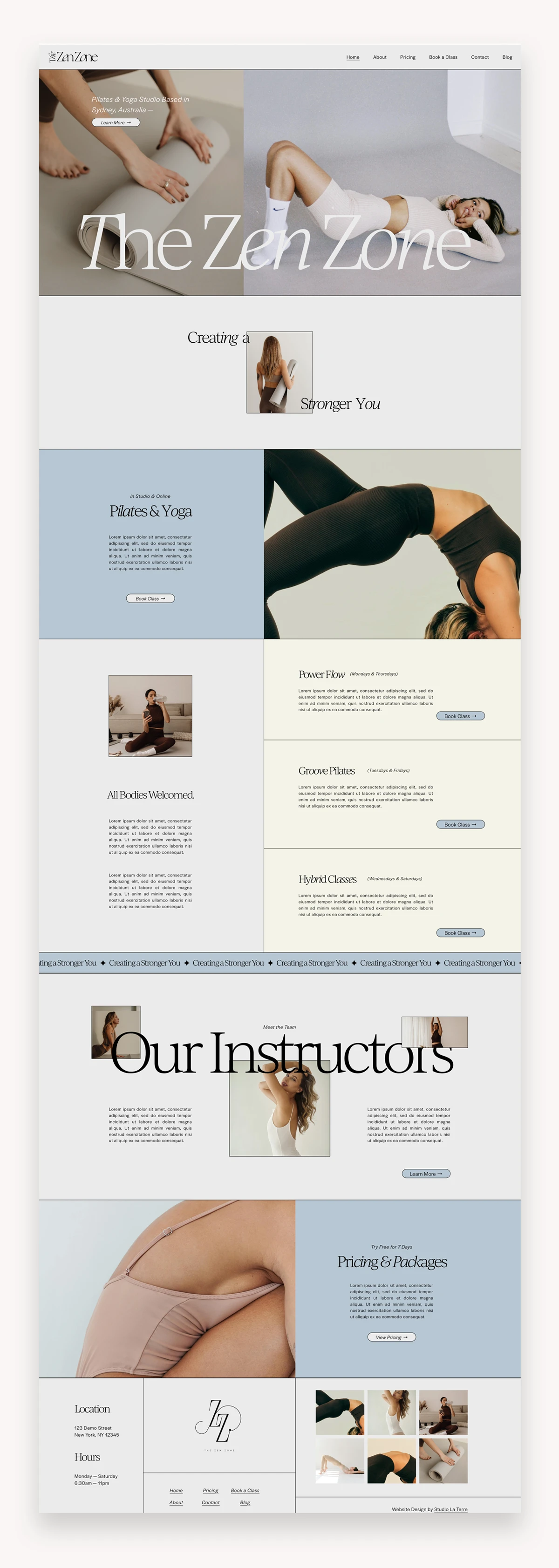 The Zen Zone Squarespace Template