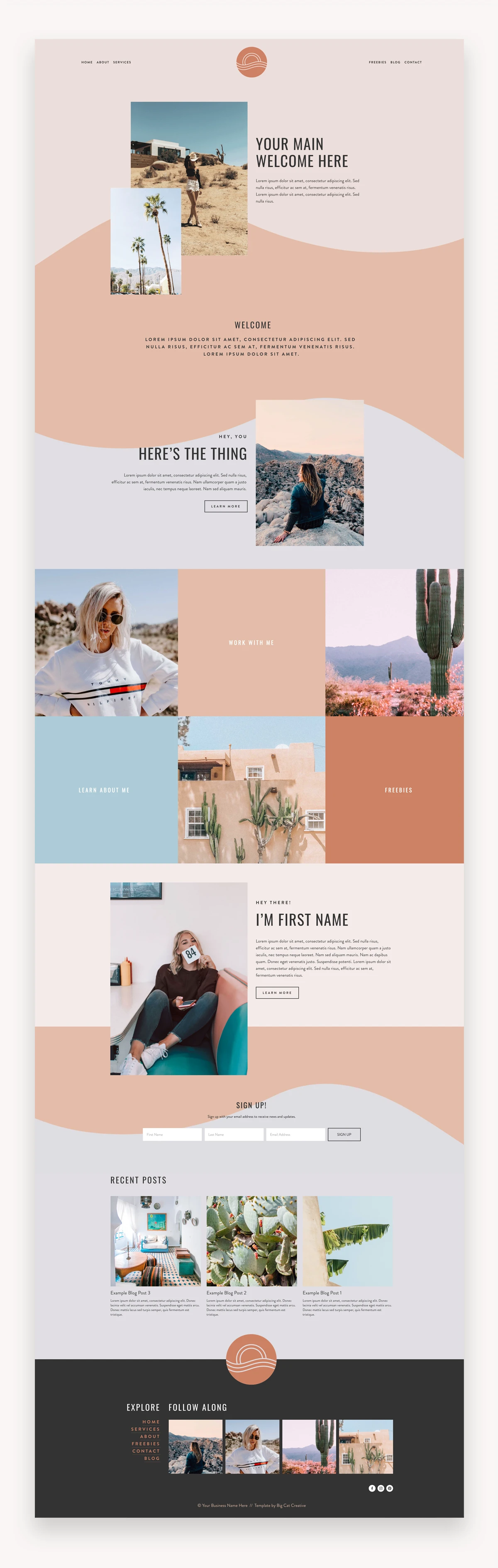 Ventura Squarespace Template
